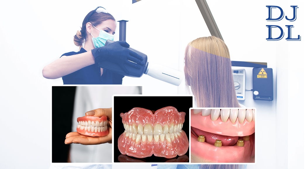 different-types-of-dentures-and-dentist-holding-dental-equipment-with-female-patient